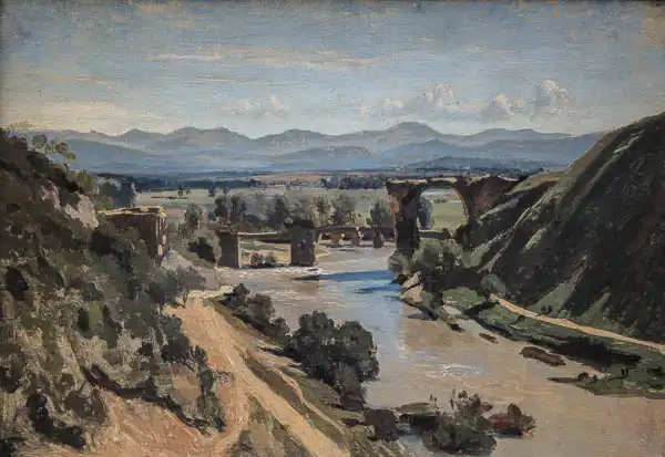 Corot, J. B. Camille: Le pont de Narni