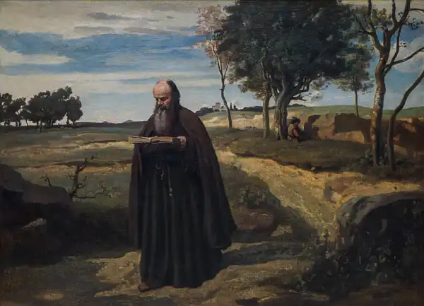 Corot, J. B. Camille: Mnich