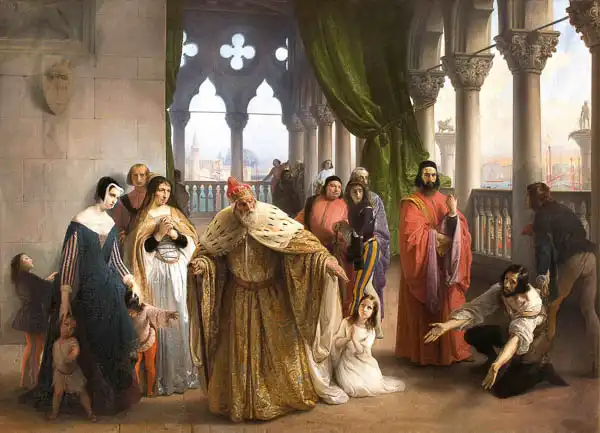 Hayez, Francesco: I due Foscari