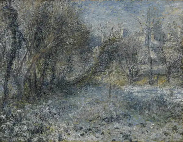 Renoir, Auguste: Schneebedeckte Landschaft