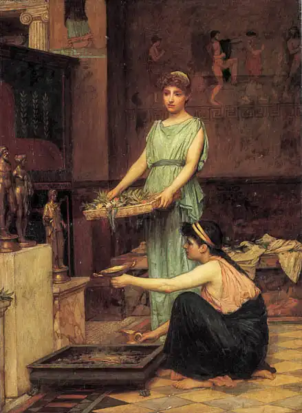 Waterhouse, J. W.: The household gods