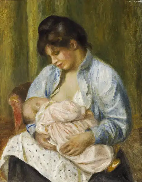 Renoir, Auguste: A Woman Nursing a Child