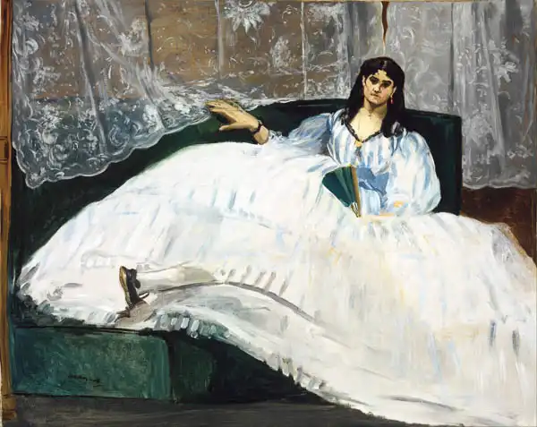 Manet, Edouard: Woman with a Fan
