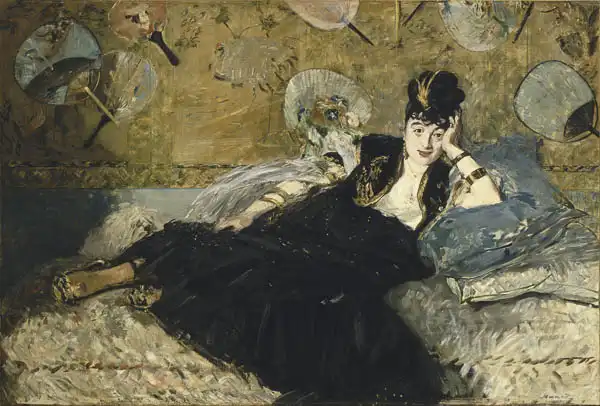 Manet, Edouard: Mujer con abanicos
