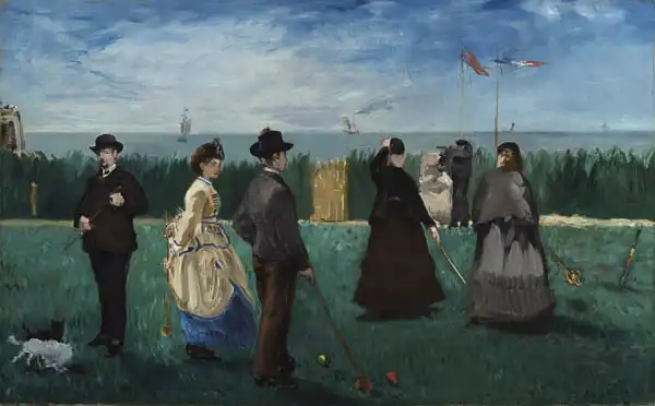 Manet, Edouard: Krocket in Boulogne