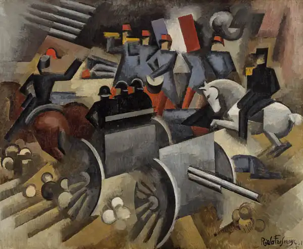 La Fresnaye, Roger: Dělostřelectvo