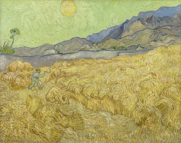 Gogh, Vincent van: Pšeničné pole se žencem