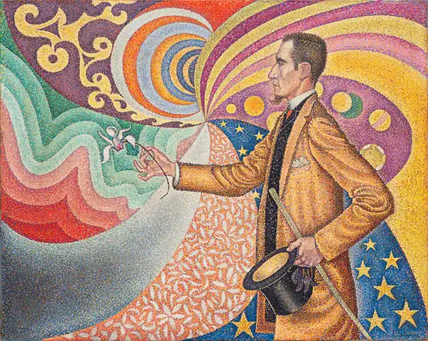 Signac, Paul: Ritratto di Félix Fénéon