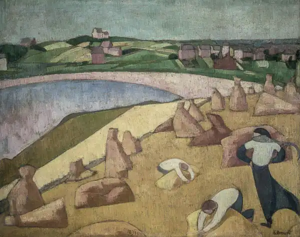 Bernard, Emile: Harvest by the Sea