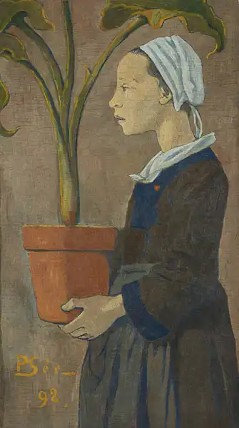 Sérusier, Paul: Niña bretona con olla darum