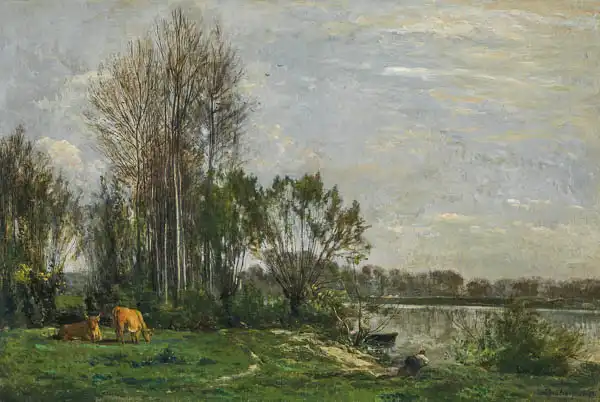 Daubigny, Charles-Francois: Les bord de Oise