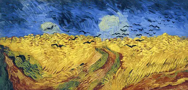 Gogh, Vincent van: Field with crows