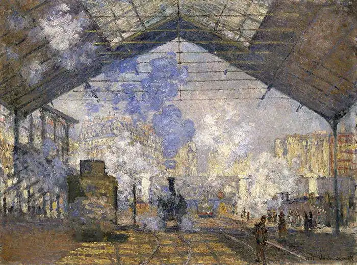 Monet, Claude: La gare St. Lazare