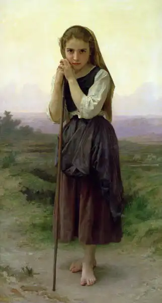 Bouguereau, Adolphe: Little shepherdess