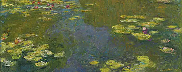 Monet, Claude: Pond with water lilies