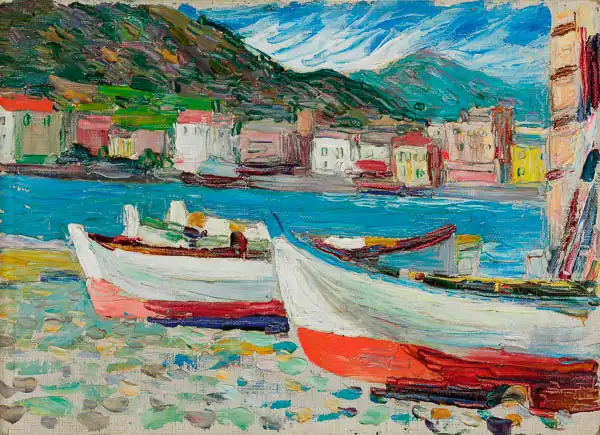 Kandinsky, Wassily: Rapallo, ships