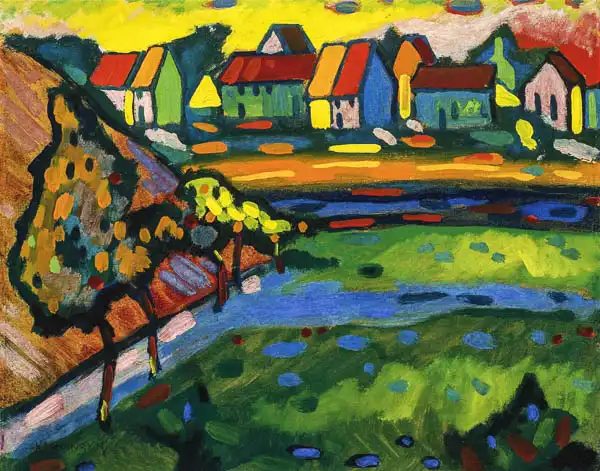 Kandinsky, Wassily: Bavarian village