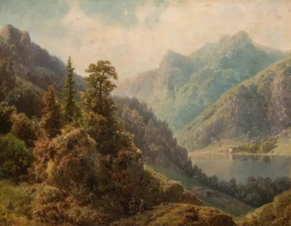 Piepenhagen, August Bedrich: Lake in the mountains - See Vierwaldstätter
