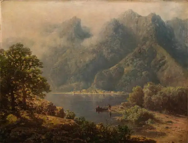 Piepenhagen, August Bedrich: Alpine lake