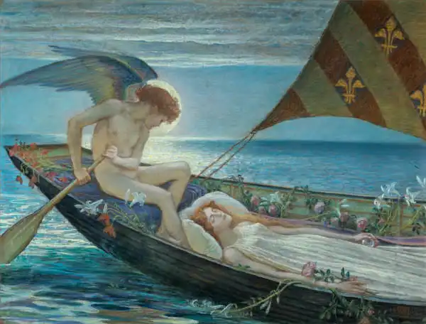 Crane, Walter: The journey to eternity (A Dream, Voyage de R? Ve)