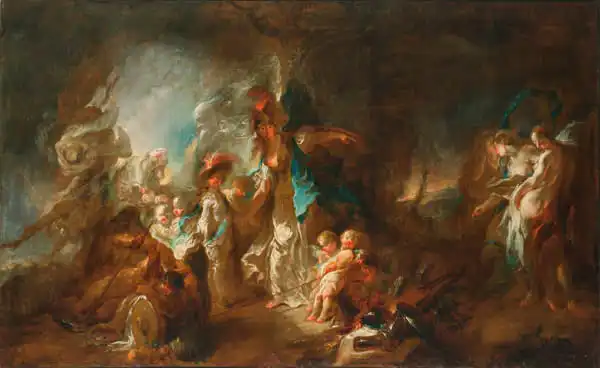 Anton, Franz: Allégorie noble éducation