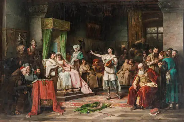 Brozik, Vaclav: Singer ballads