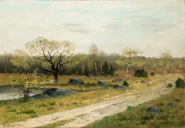 Chittussi, Antonin: Spring in Fontainebleau