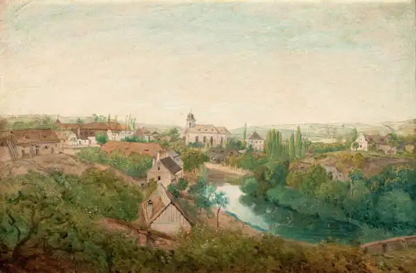 Manes, Antonin: View on Bubeneč