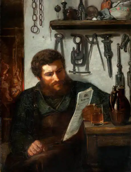 Purkyne, Karel: Portrait of blacksmith Jech