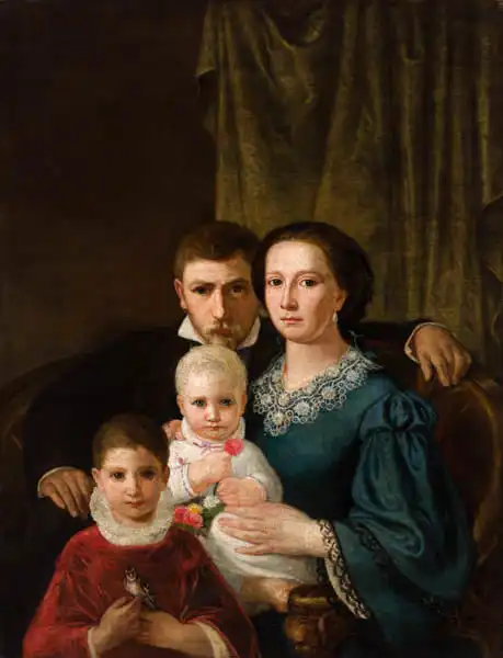 Purkyne, Karel: Portrait of a family of carvers Vorlicek
