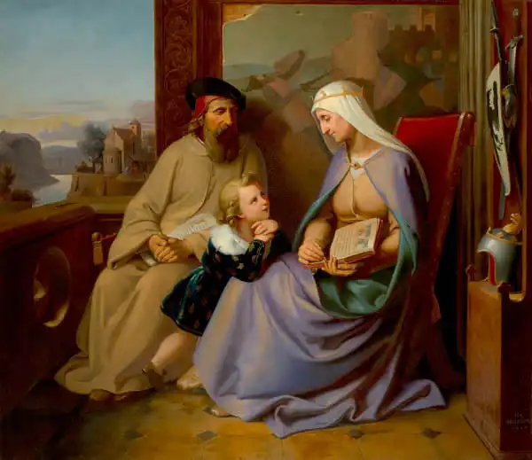 Hellich, Josef: Saint Wenceslas a enseigné à Tetin