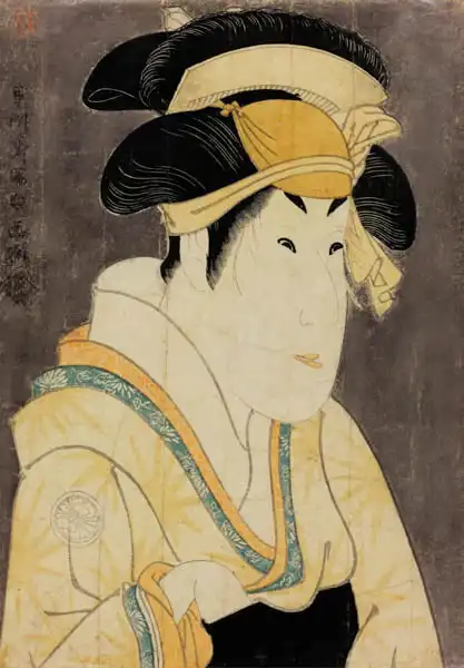 Saraku, Tósúsai: Segawa Kikunojo III. the role Osizu, wife Tanabeho Bunzóa