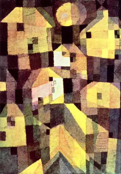 Klee, Paul: Abstract composition of houses