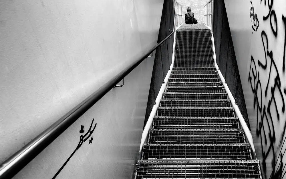 Jonkman, Gerard: At the bottom of the stairs