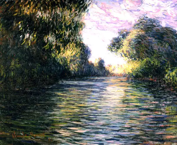 Monet, Claude: Morning on the Seine