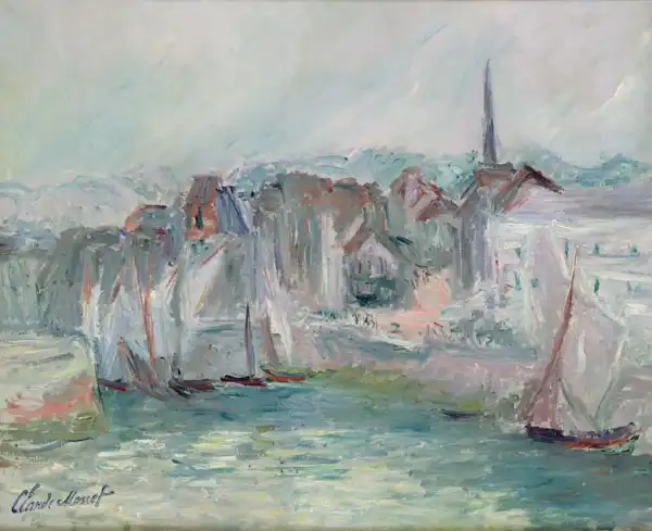 Monet, Claude: Ships in the Port of Honfleur