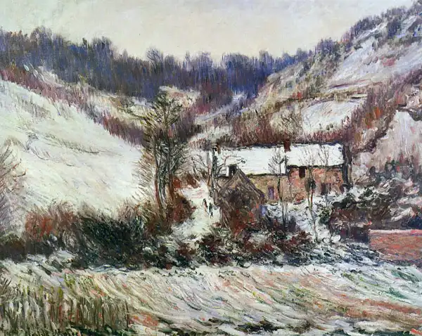 Monet, Claude: Neve a Falaise in Normandia