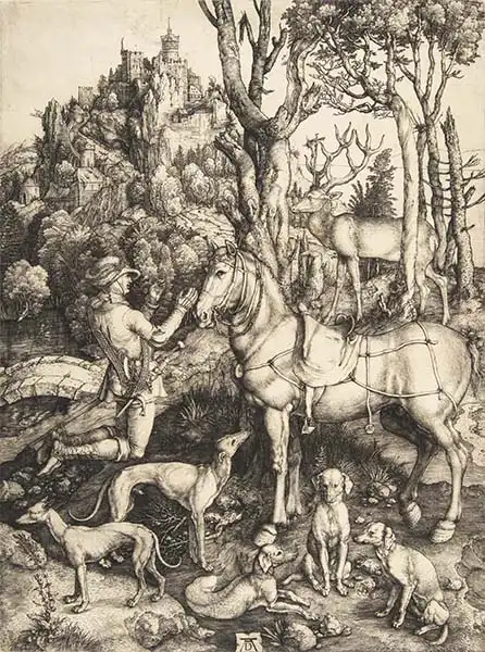 Dürer, Albrecht: Sv. Eustach (sv. ...