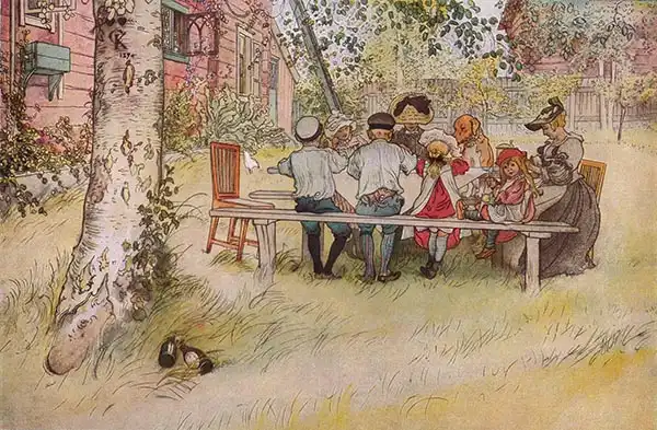 Larsson, Carl: Breakfast under the Big Birch, from 