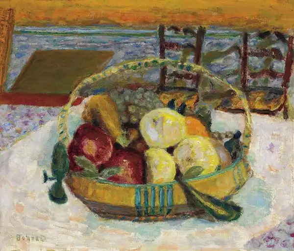 Bonnard, Pierre: Fruits in a baske