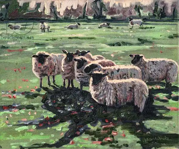 White, Hele: Curious Flock I