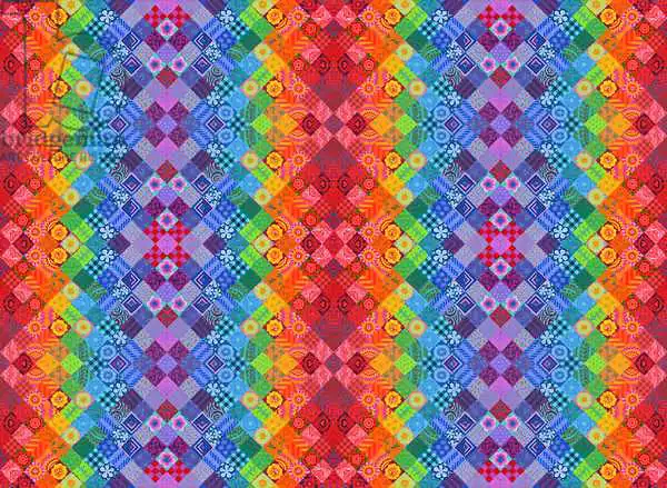 Tattersfield, Jan: Painted Patchwork