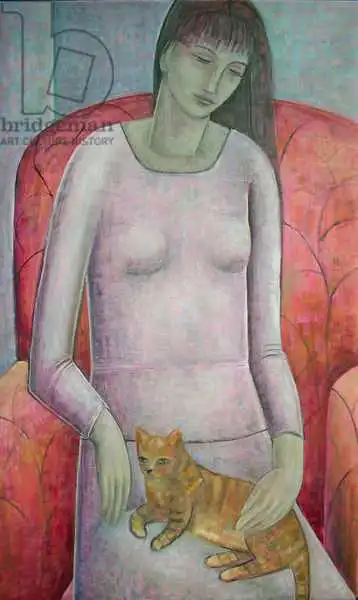 Addinall, Rut: Femme avec chat