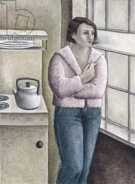 Addinall, Rut: Femme fumer à la fenêtre