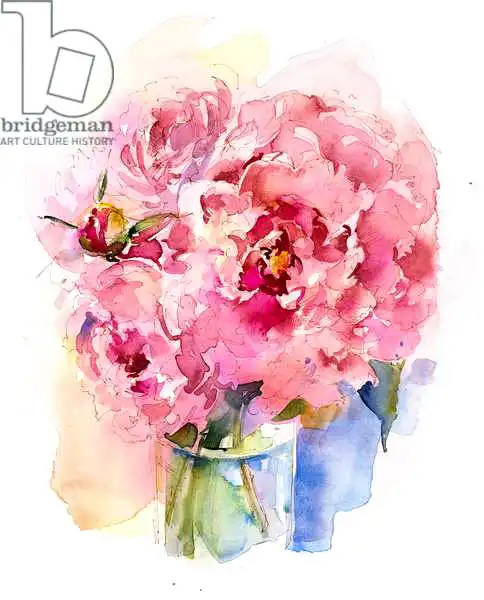 Keeling, Joh: Peony bouquet