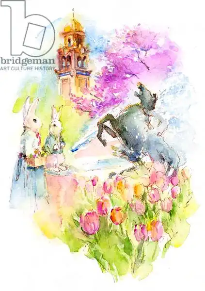 Keeling, Joh: Plaza at Easter