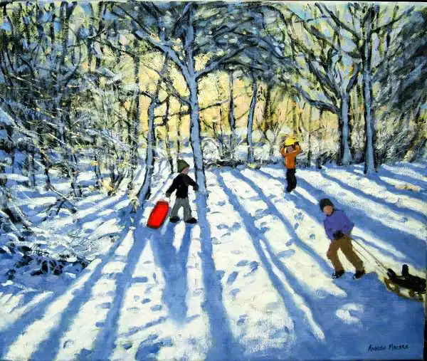 Macara, Andre: Bois en hiver, près d