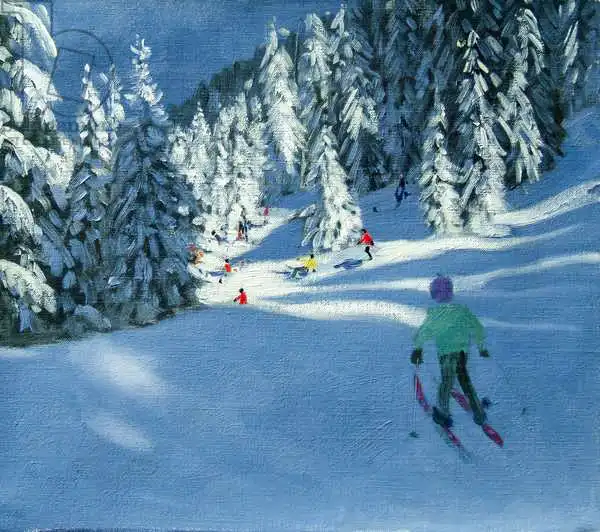 Macara, Andre: Neige fraîche, morzine, France