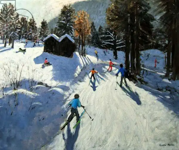 Macara, Andre: Deux huttes de montagne, Pleney, Morzine
