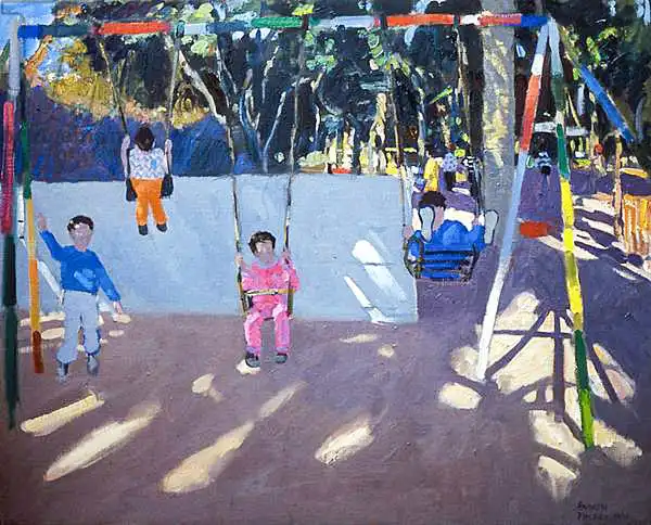 Macara, Andre: Des enfants se balançant